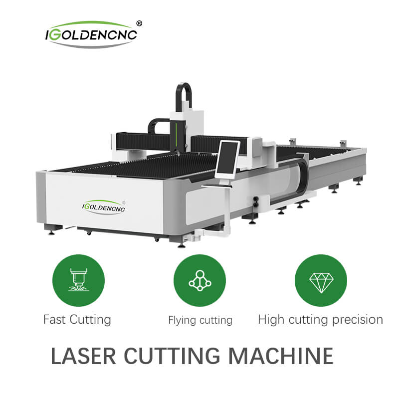 Machine de coupe en feuille de laser CNC - Machine de découpe de fibres
